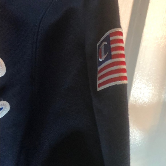 Champion X American Flag Big C Logo Sweatshirt - Picture 3 of 8